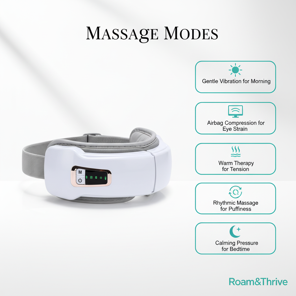 5つのマッサージモード説明画像