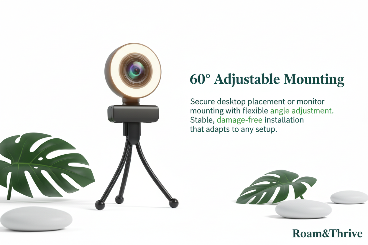 60° Adjustable Mounting stark white