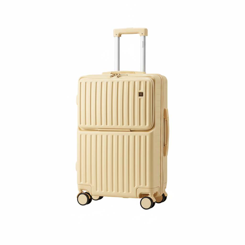 白背景のスーツケース商品画像