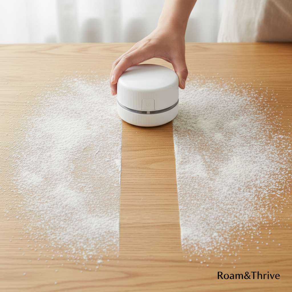 掃除効果がわかる画像