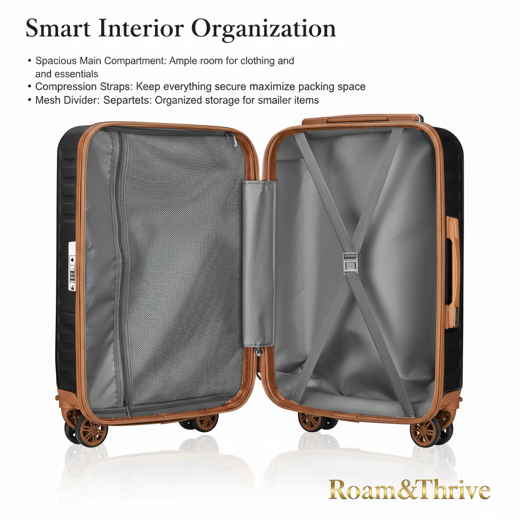 スマート内部収納スーツケース