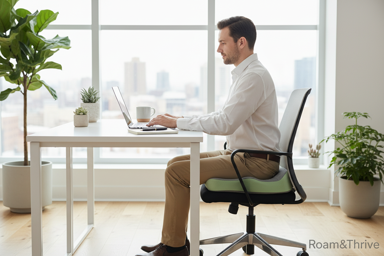 オフィス使用シーン - 白人・正しいプロポーション