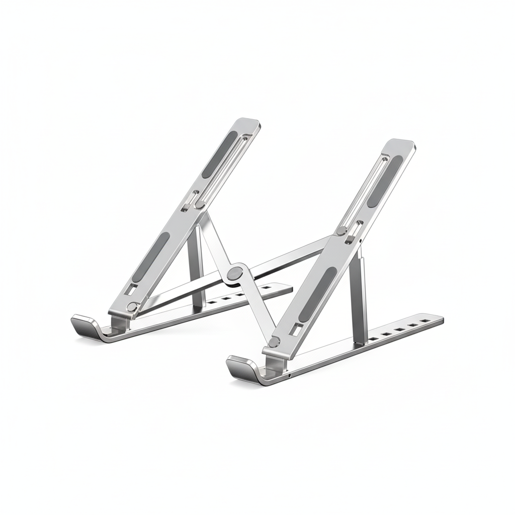 シルバーラップトップスタンド正方形