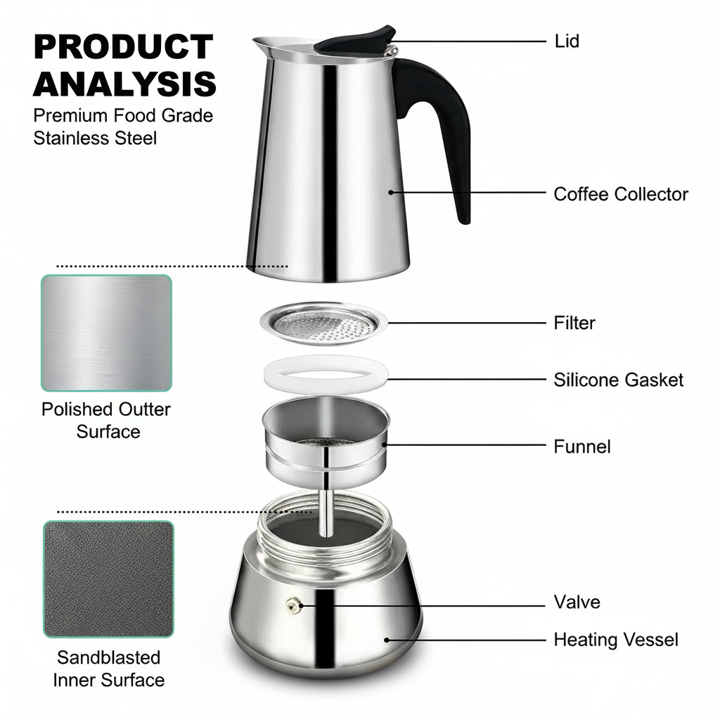 モカポット製品分析 - 白背景版