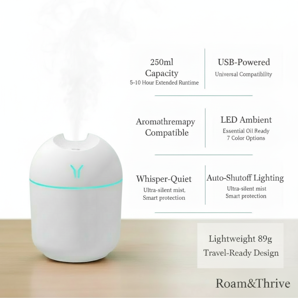 加湿器の機能紹介画像