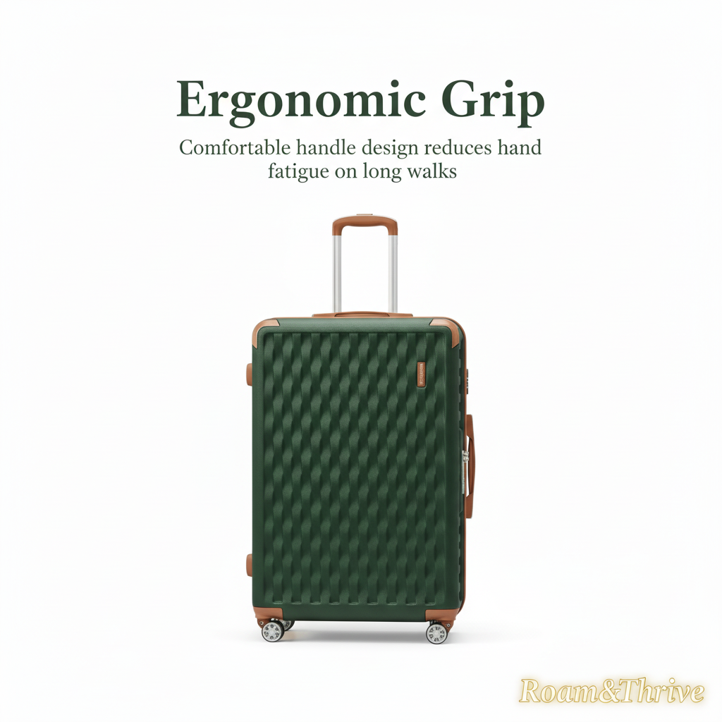 人間工学的グリップスーツケース