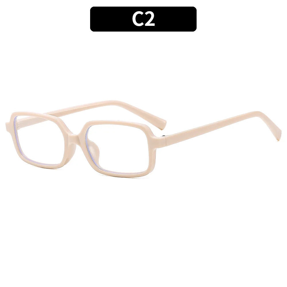 Gafas cuadradas con bloqueo de luz azul