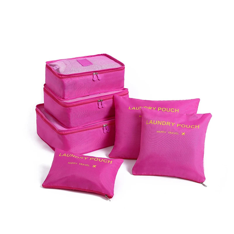 Premium 6-Piece Travel Storage Bag Set