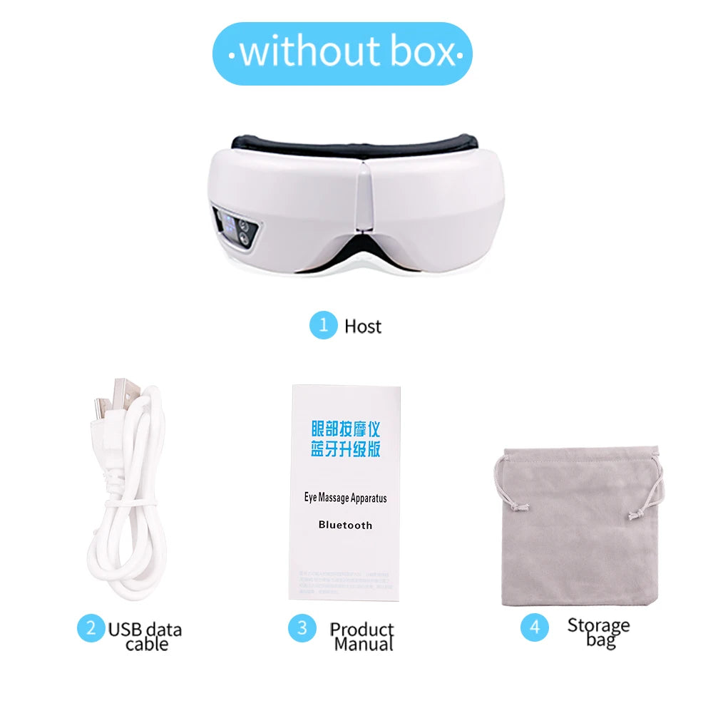 6D Eye Massager & Sleep Mask with Bluetooth Music