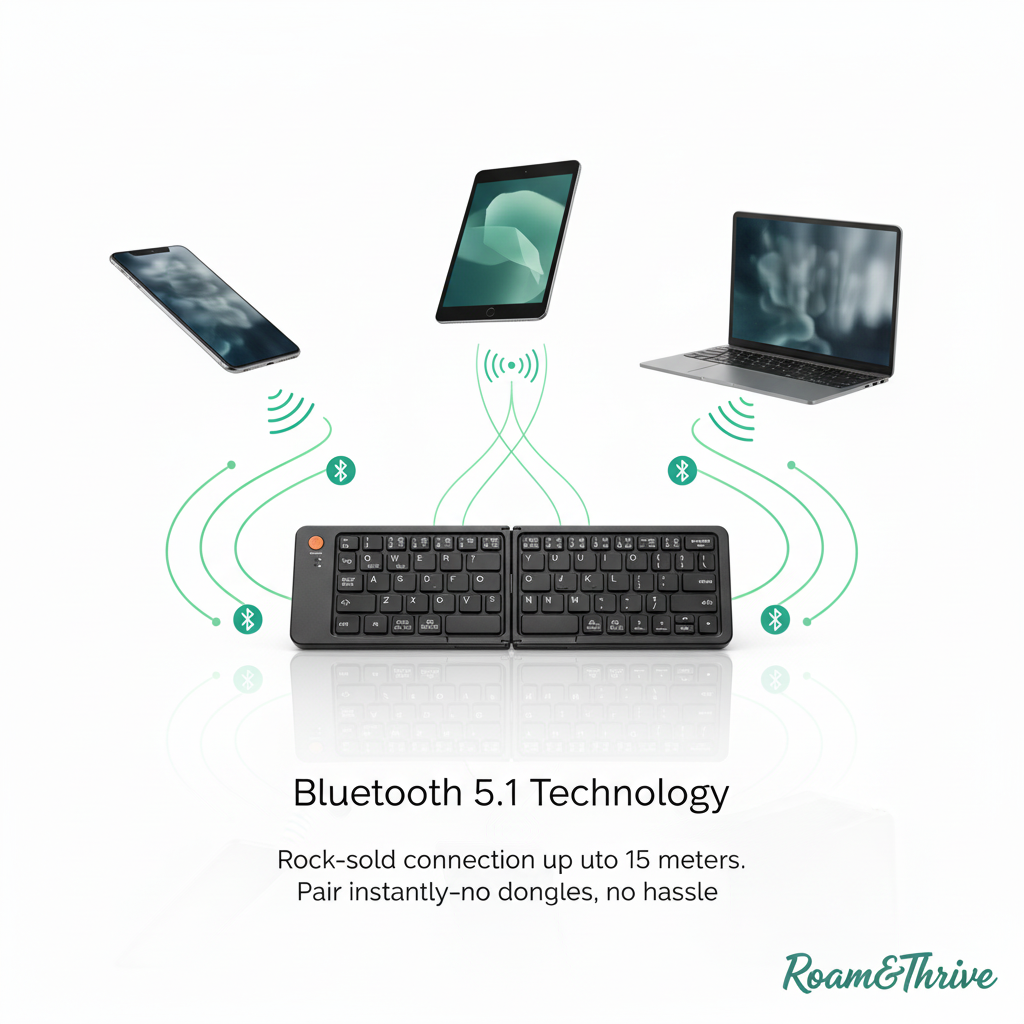 Bluetooth 5.1 connectivity marketing image
