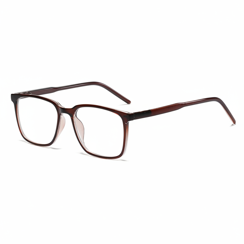 Brown Eyeglasses Clean