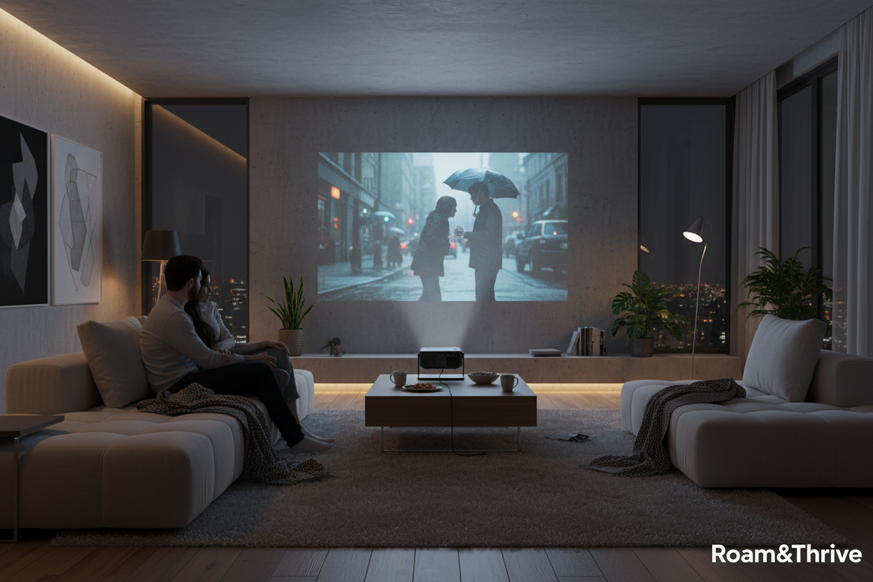 Couple Watching Movie - Lifestyle Scene