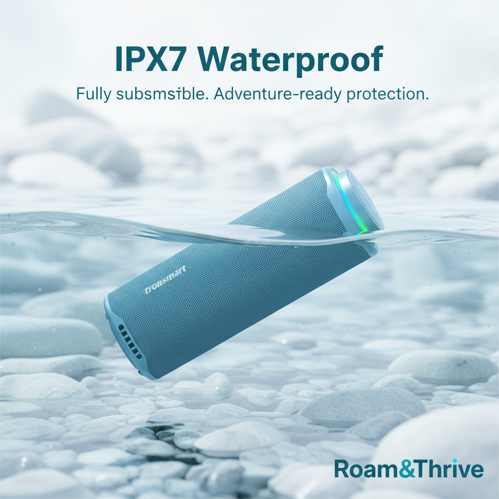 IPX7 Waterproof - Roam&Thrive Speaker