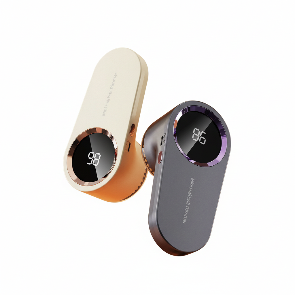 Portable Lint Remover on white background