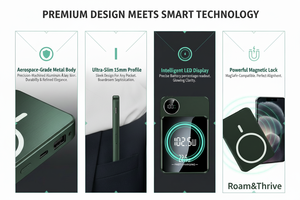 Premium Design Meets Smart Technology with Roam&Thrive branding