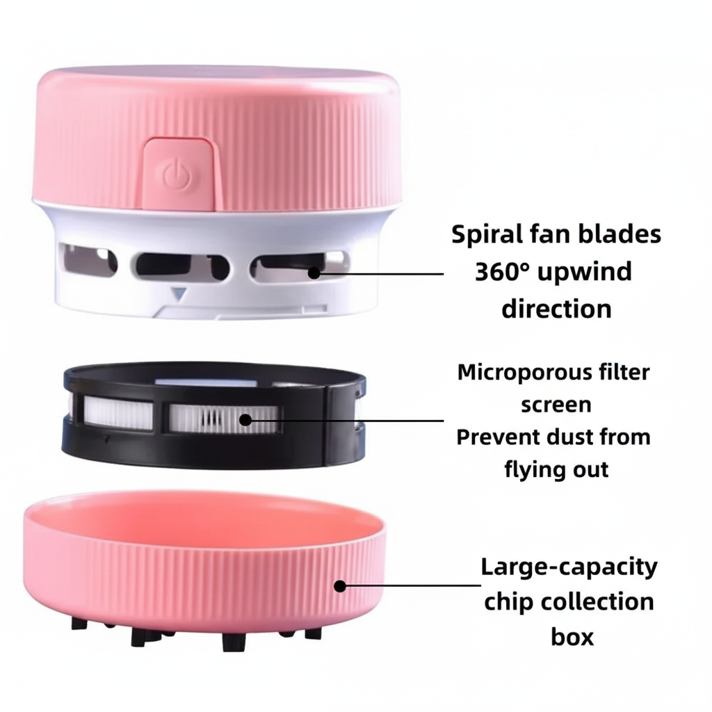 Product Features Diagram - White Background