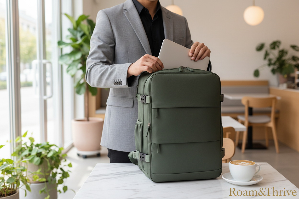 Roam&Thrive カフェ使用シーン