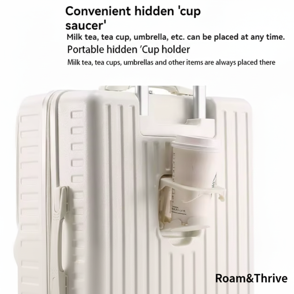 Roam&Thrive カップホルダー機能説明画像