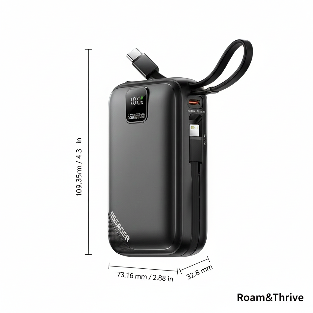 充電器サイズ仕様 - Roam&Thrive