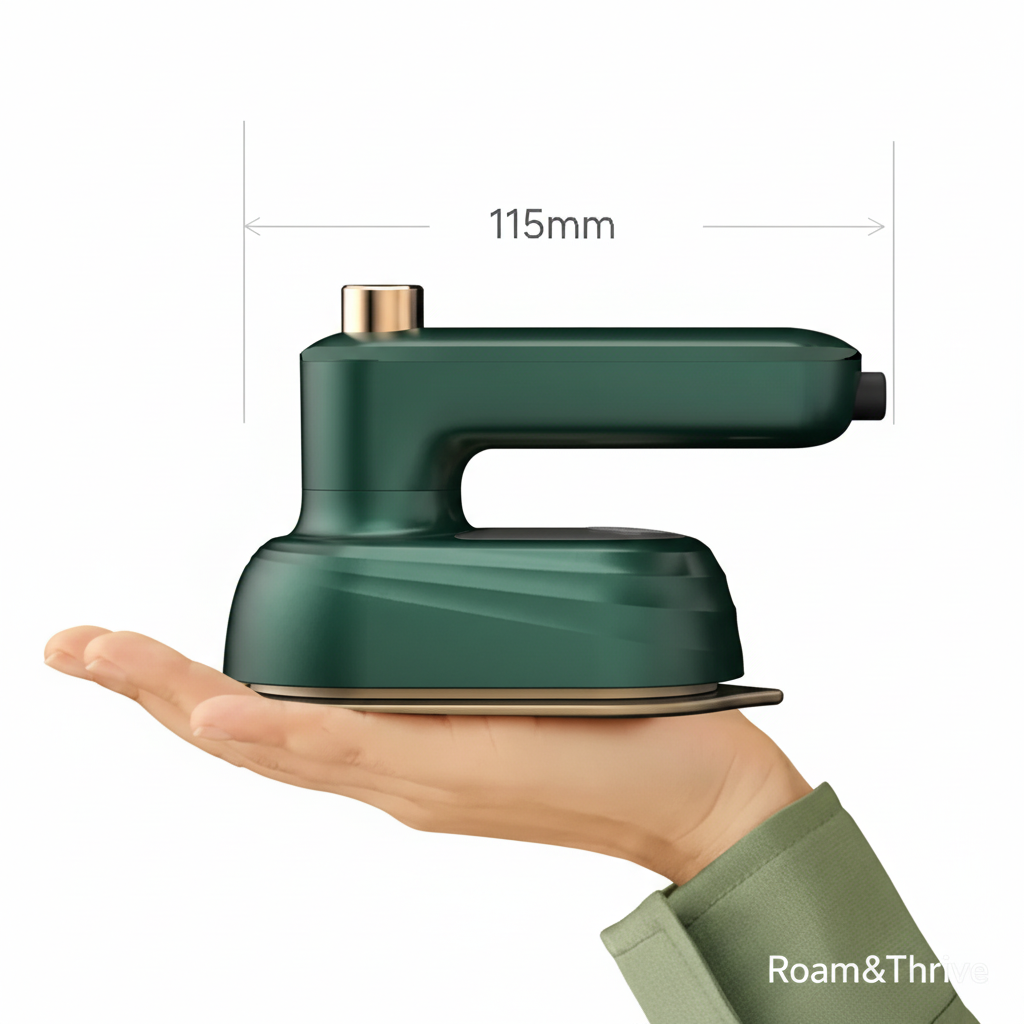 Steamer with dimensions on white background