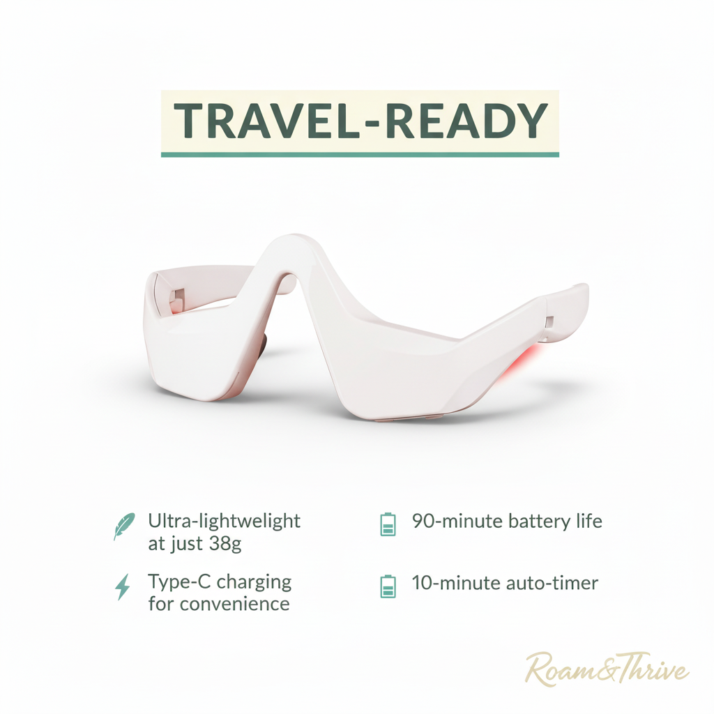 Travel-Ready Eye Massager