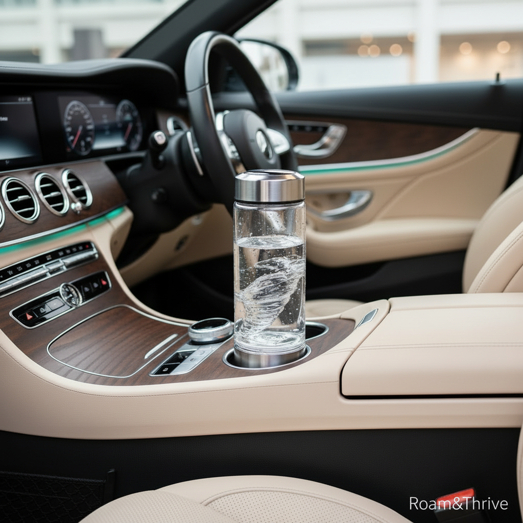 Ultra-Luxury White Interior with Hydrogen Water Bottle