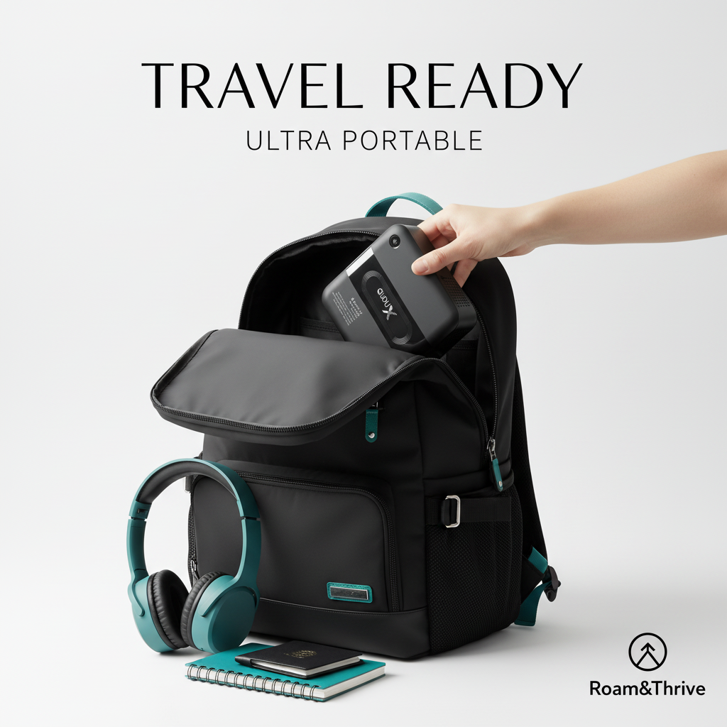 Ultra Portable Black Projector