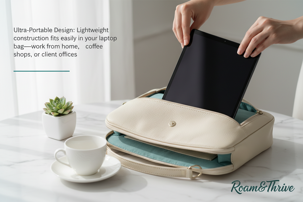 Ultra-Portable Monitor with Black Screen