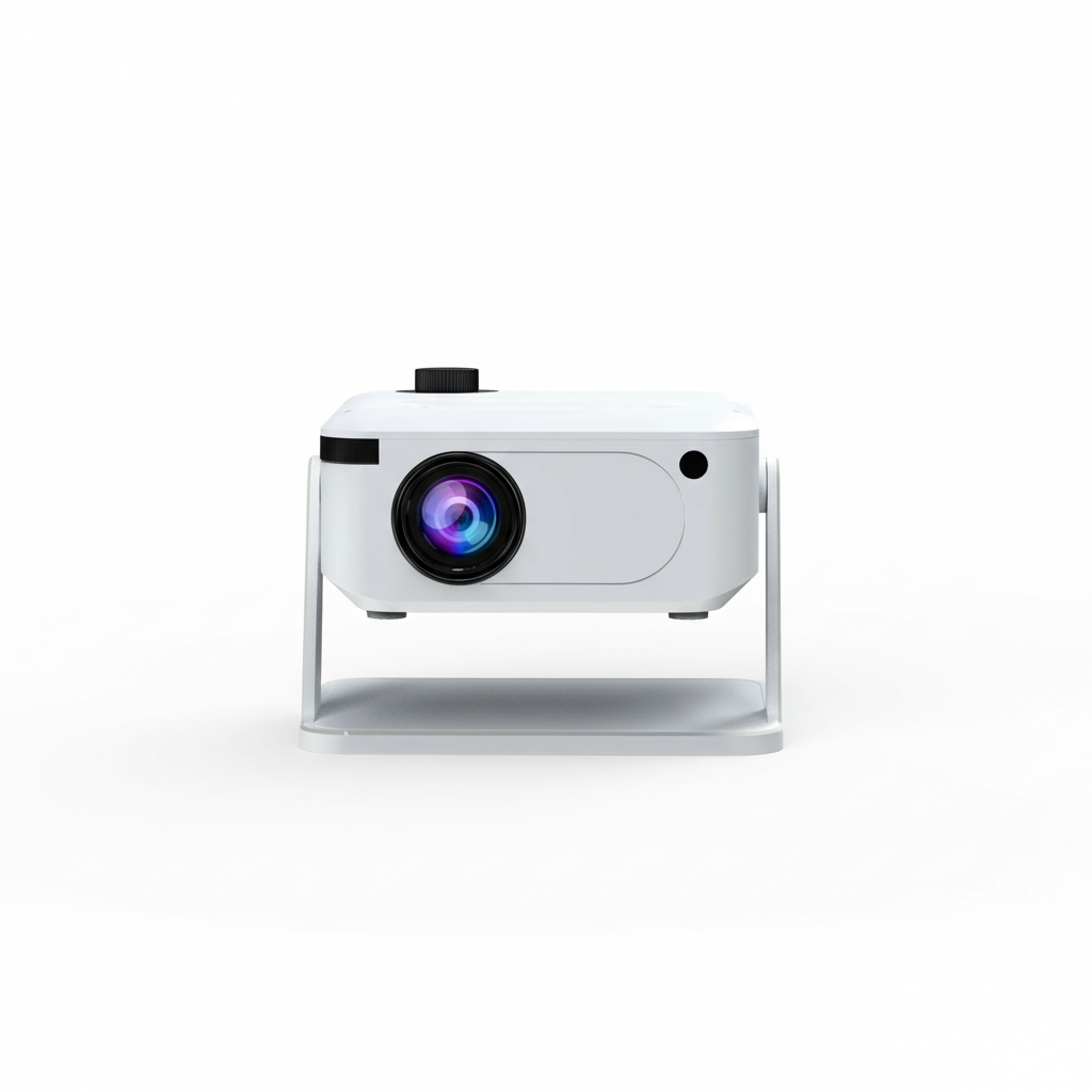 White Background Square Projector Image