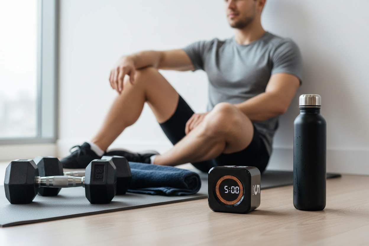 Workout rest timer - 5 minute break